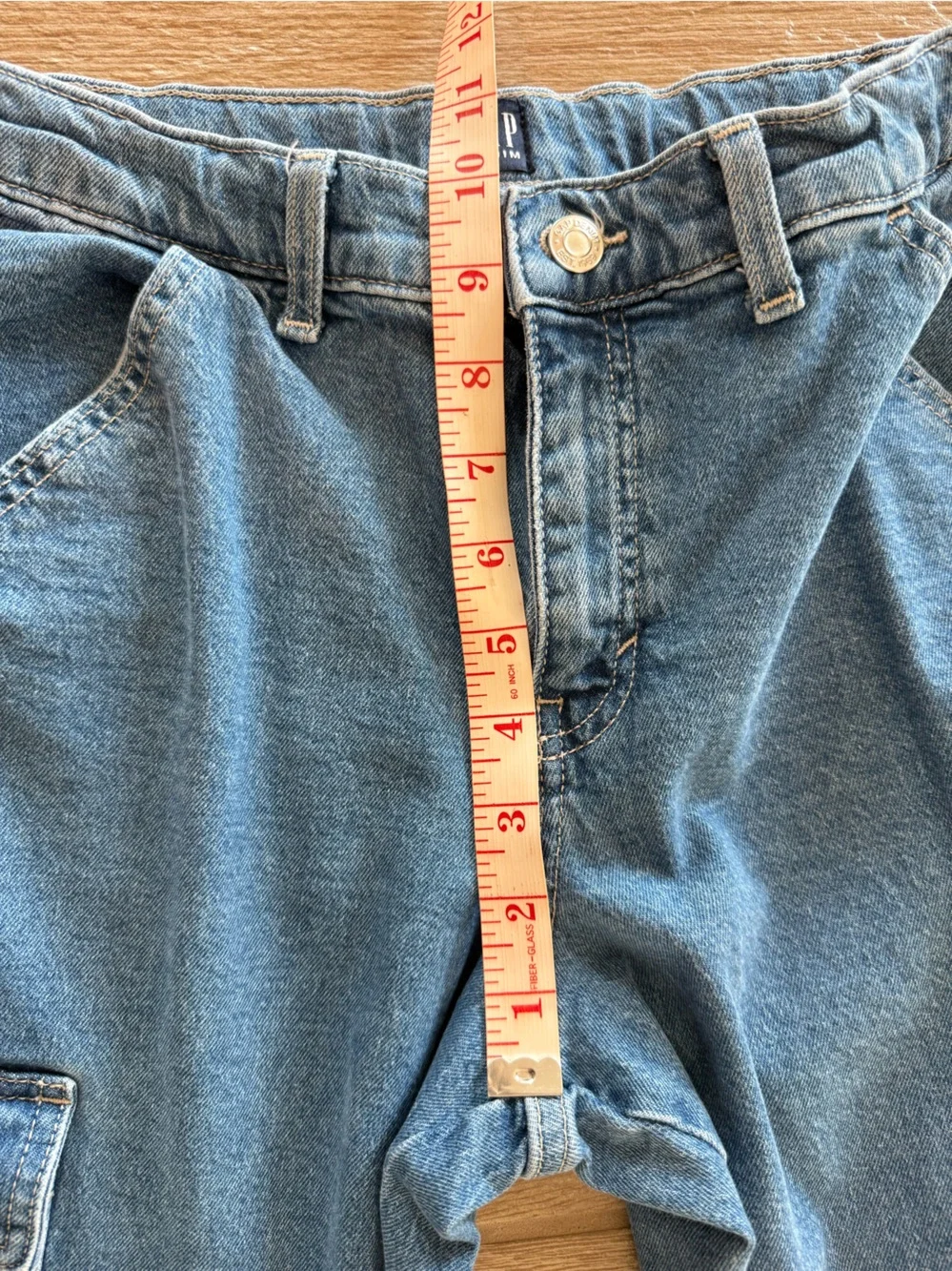 GAP Blue Cargo Denim Jeans for Girls